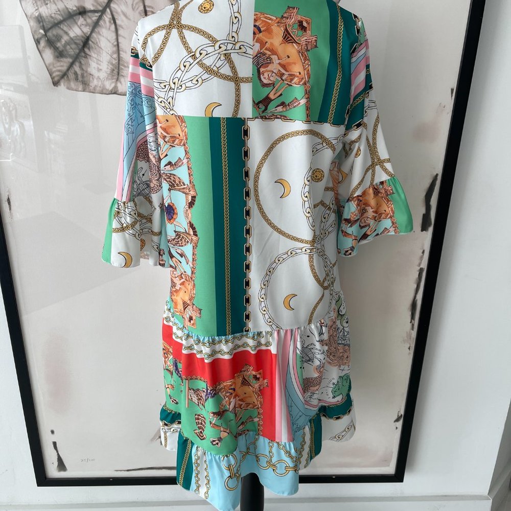 Multi-Pattern Tunic Dress Or Top - image 3